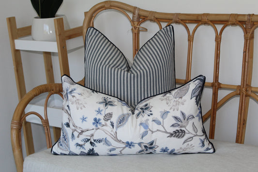 South Hampton in Navy Cushion Covers by Charles Parsons 30x50