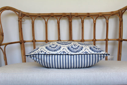 Amelia Twill in Blue Cushion covers 40x40