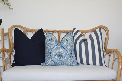 Damask Hampton Style cushion cover