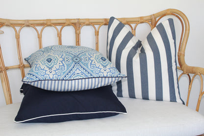 Damask Hampton Style cushion cover