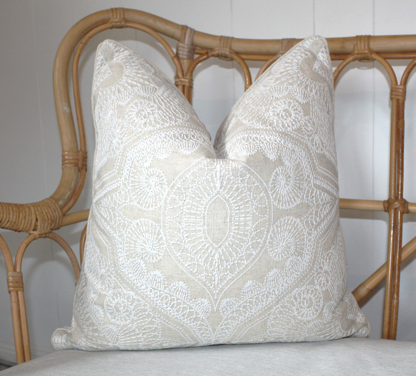 Embroidered Boho style cushion covers