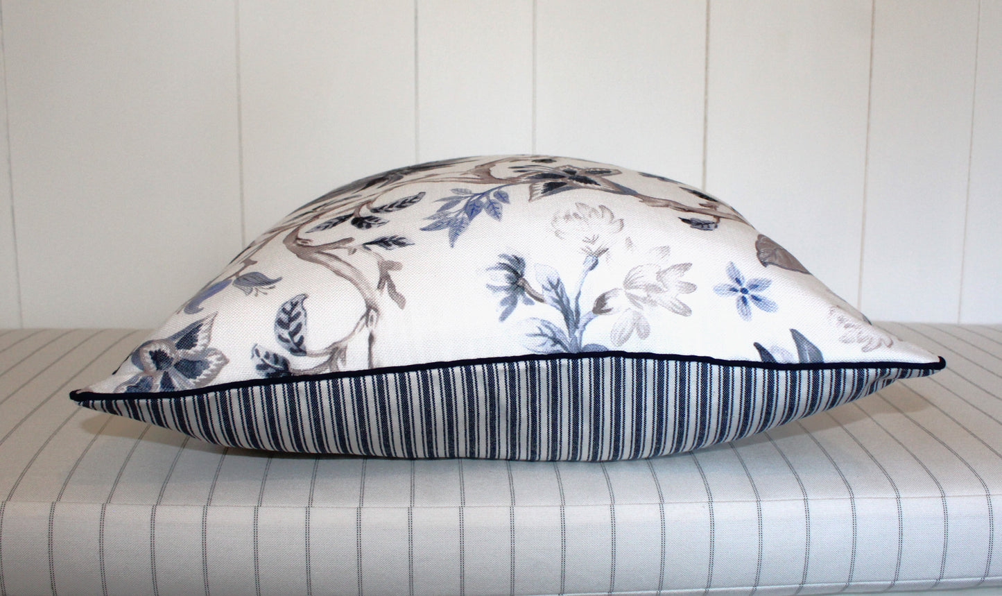 South Hampton in Navy Cushion Covers by Charles Parsons