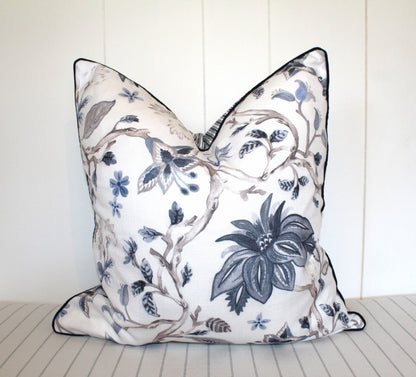 South Hampton in Navy Cushion Covers by Charles Parsons