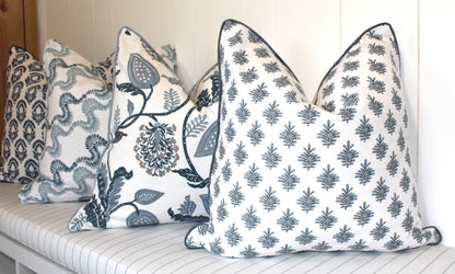 Shy Blue Cushion cover Size 45x45