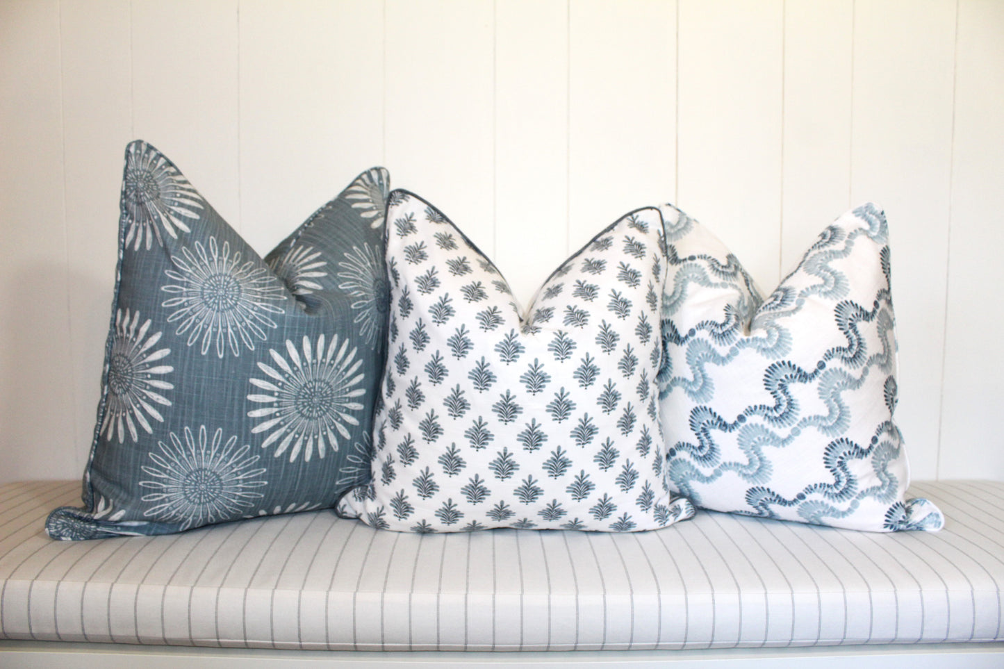 Shy Blue Cushion cover Size 45x45