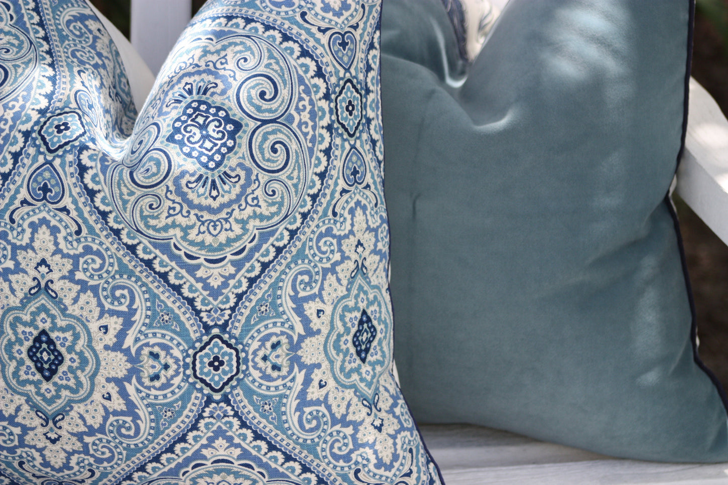 Hampton's Damask Cushion Covers