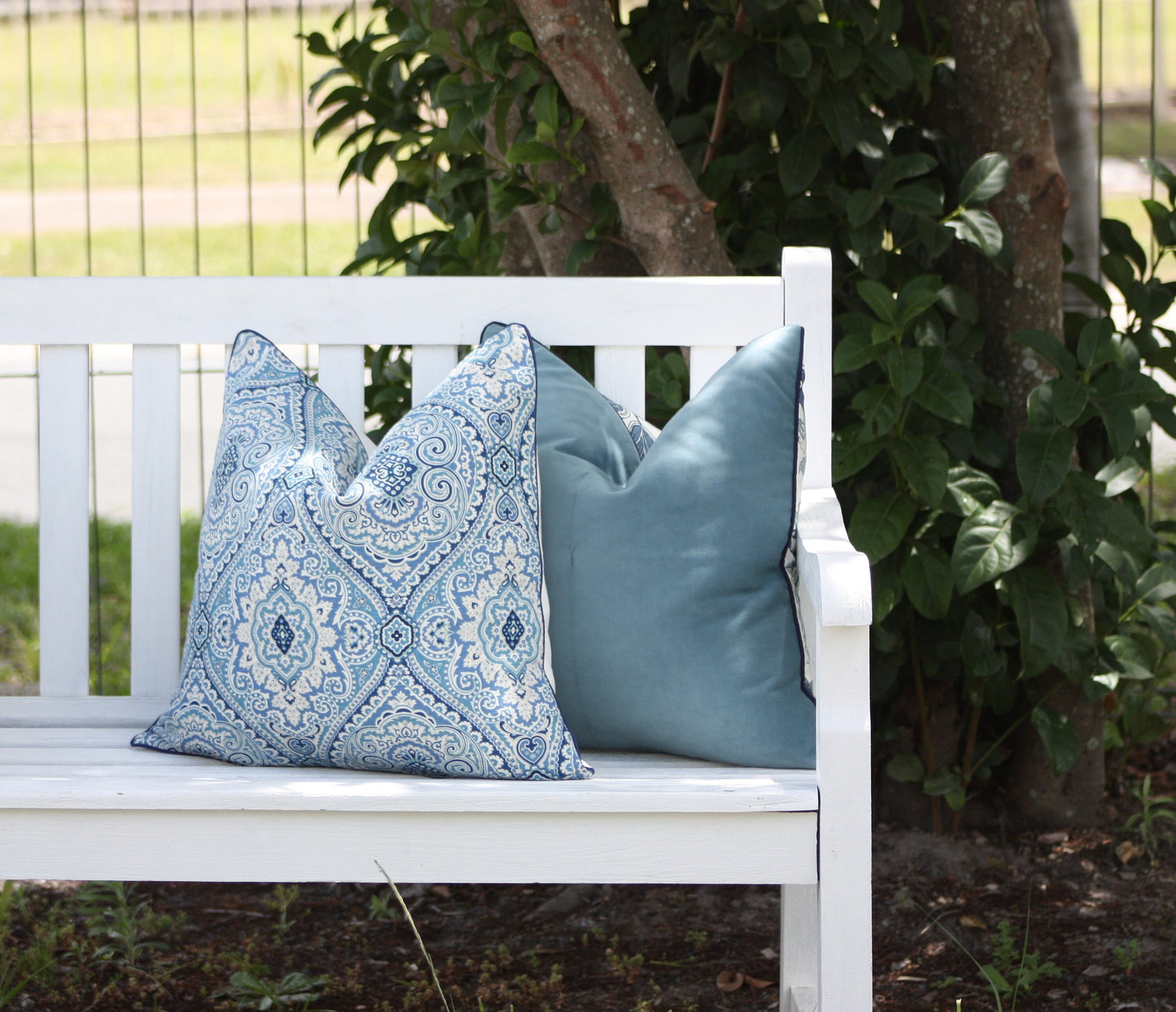 Hampton's Damask Cushion Covers