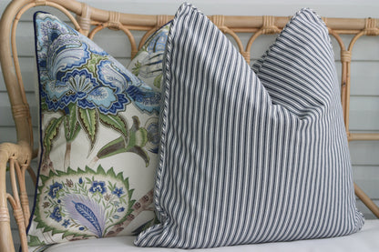Peacock Jacobean Floral Cushion Covers