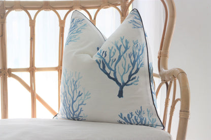 East Coral Cushion Covers by Lacefield Fabrics
