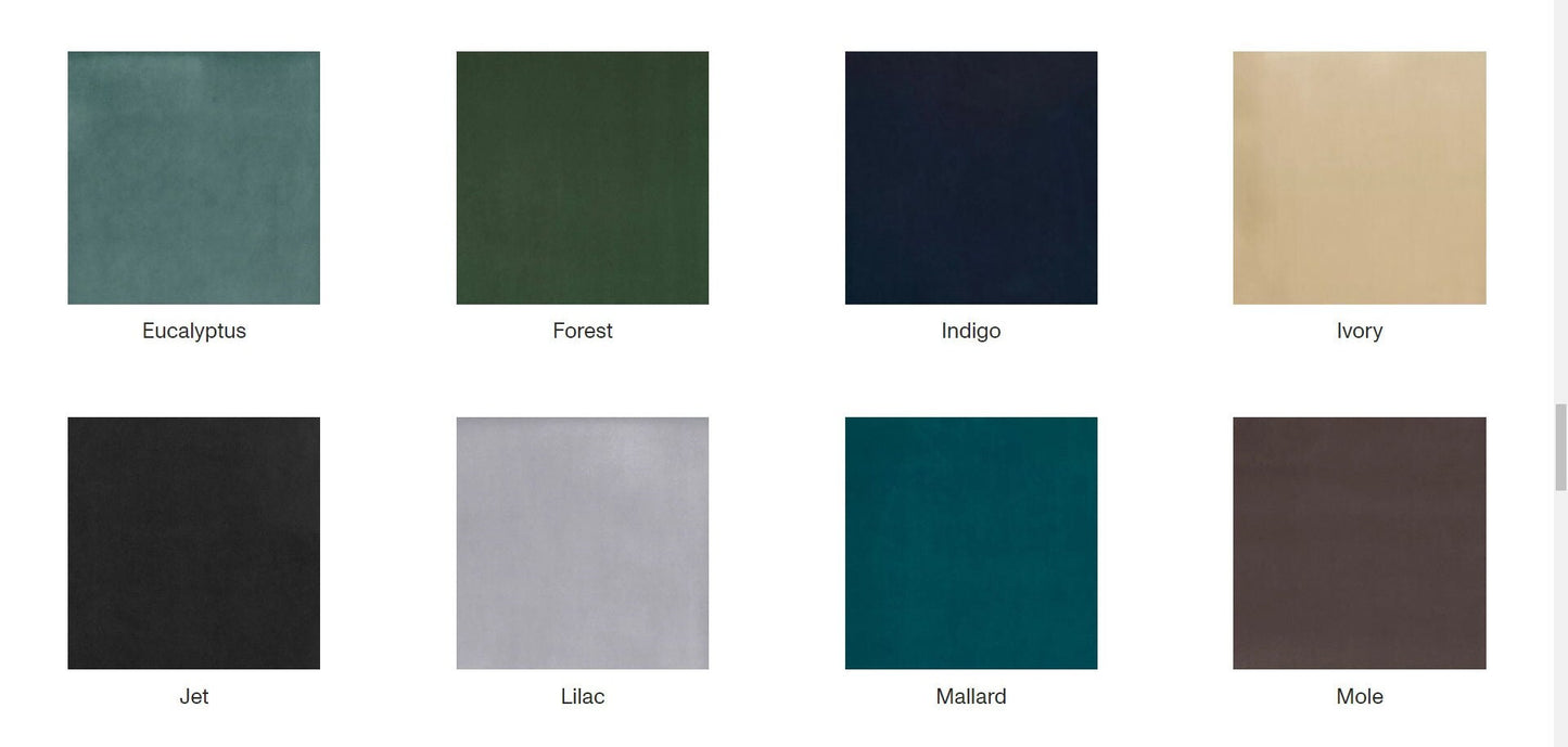 Plush Velvet cushion covers in 35 colors