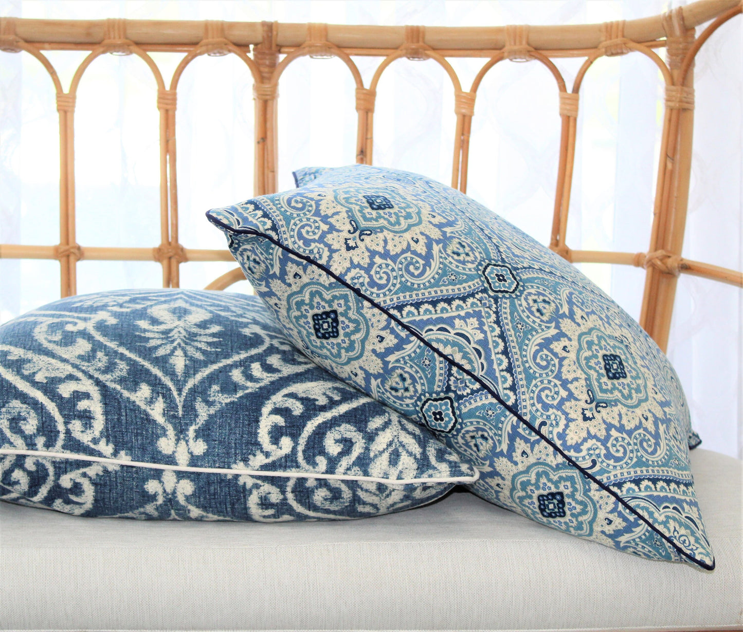 Hampton's Damask Cushion Covers