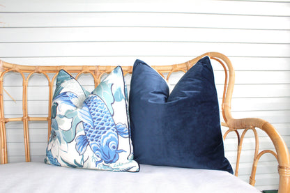 Koi Fish Eucalyptus cushion covers by P Kaufmann