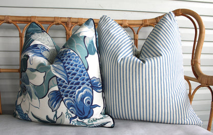 Hampton's style REVERSIBLE cushion covers