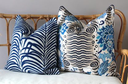 Zebra Palms Cushion covers by Schumacher (55x55)