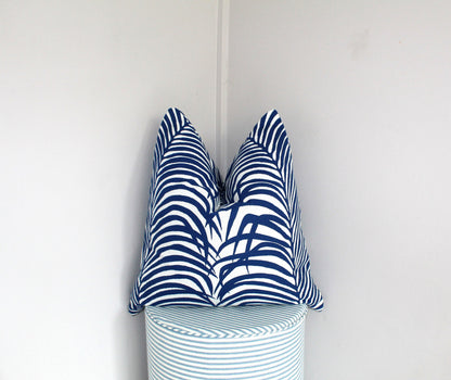 Zebra Palms Cushion covers by Schumacher (55x55)